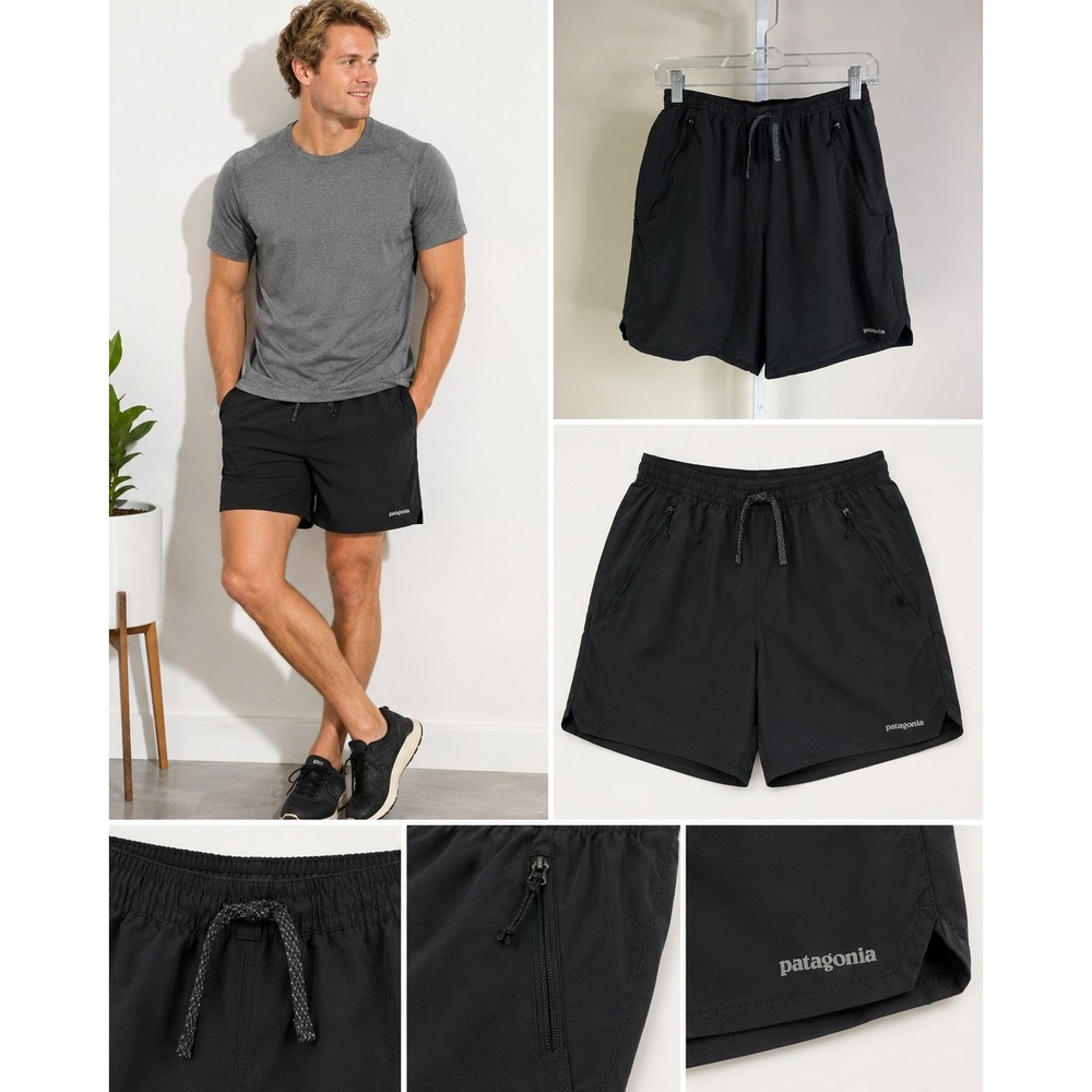 Patagonia Athletic Shorts Small Strider Pro 5in Running Hiking, Outdoor